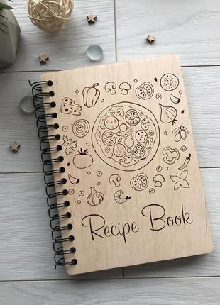 Кулинарный блокнот для рецептов на пружине «пицца»1 фото