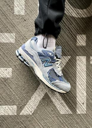 Мужские кроссовки new balance 2002r "protection pack light arctic blue"