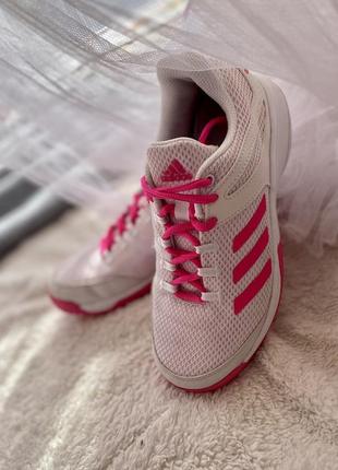 Кроссовки adidas adizero club k - white/shock pink 35 размер2 фото