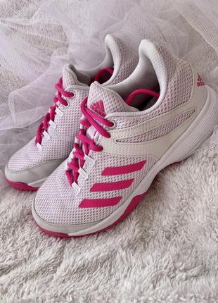 Кроссовки adidas adizero club k - white/shock pink 35 размер