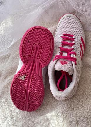 Кросівки adidas adizero club k - white/shock pink 35 розмір5 фото