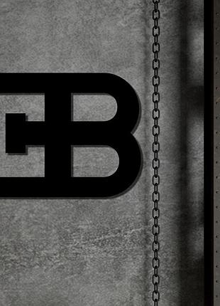 Автомобильный логотип из дерева bugatti для декора стен (wd-1710)