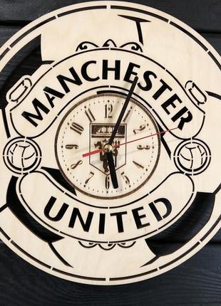 Концептуальний настінний годинник в інтер'єр «manchester united» cl-0360