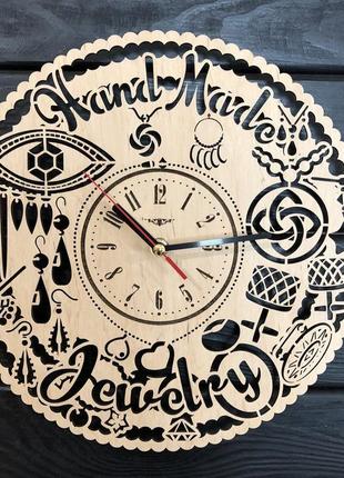 Часы настенные из дерева «hand made» cl-0383