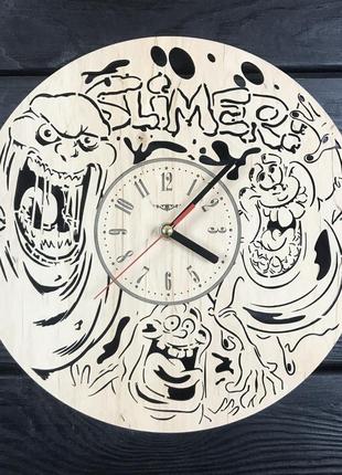 Годинник настінний з дерева «slimer» cl-0454