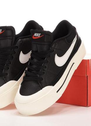 Nike court legacy lift black кроссовки