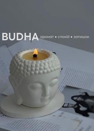 B u d h a candle - свічка будда \соєва ароматична свічка \ свеча будда \ соевая аромасвеча1 фото