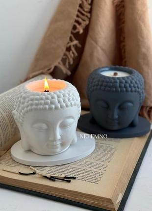 B u d h a candle - свічка будда \соєва ароматична свічка \ свеча будда \ соевая аромасвеча1 фото