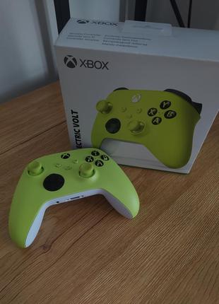 Геймпад беспроводной контроллер microsoft xbox series x / s wireless controller with bluetooth sshock electric volt1 фото