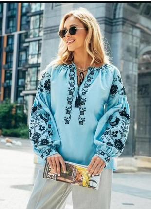 Блузка рубашка вышиванка вышивка