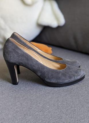 Gabor оригинальные женские туфли замша6 фото
