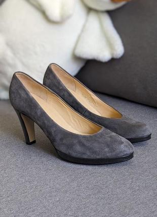 Gabor оригинальные женские туфли замша5 фото