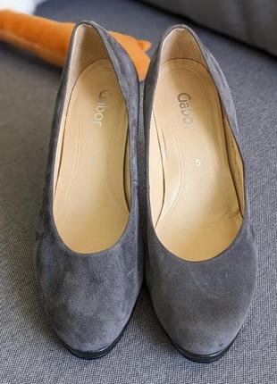 Gabor оригинальные женские туфли замша1 фото