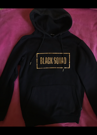 Худи свитшот кофта в стиле staff золотые буквы