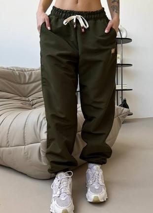 Женские брюки карго с карманами на весну, штаны карго весенние