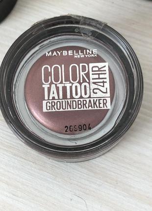 Гелевые тени maybelline new york color tattoo 24 hour8 фото