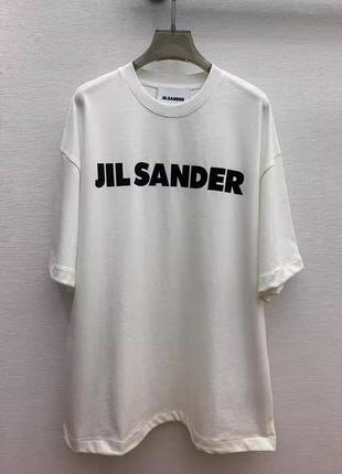 Белая футболка длил сандер jil sander2 фото