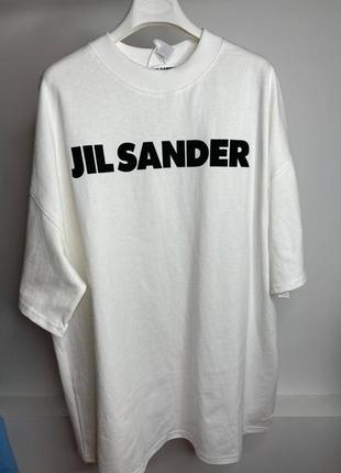 Белая футболка длил сандер jil sander5 фото