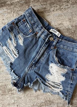 Джинсовые шорты pull & bear
