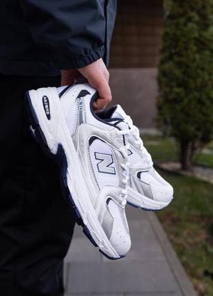 Оригинальные унисекс кроссовки new balance 530 white7 фото