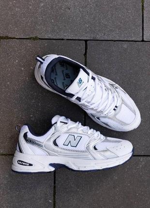 Оригинальные унисекс кроссовки new balance 530 white5 фото