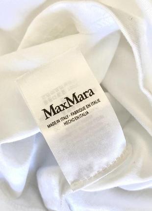 Стильна базова футболка max mara макс мара білого кольору♥️10 фото