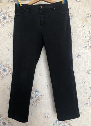 Брендовые джинсы весна-осень черные р.521 фото