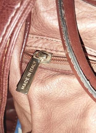 Кожаная сумка-рюкзак6 фото