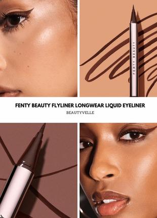 Підводка для очей fenty beauty by rihanna flyliner longwear liquid eyeliner5 фото