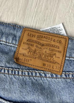 Levis 511 летние мужские джинсы 30/3210 фото