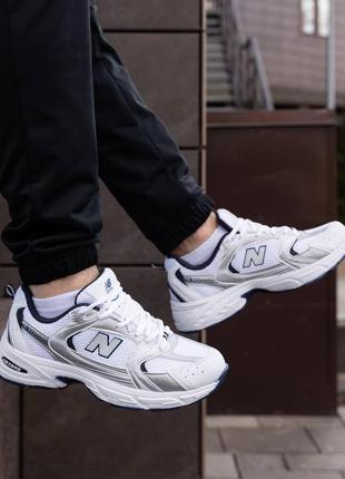 Оригинальные унисекс кроссовки new balance 530 white6 фото