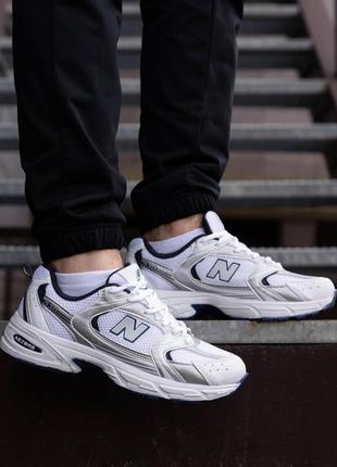 Оригинальные унисекс кроссовки new balance 530 white9 фото