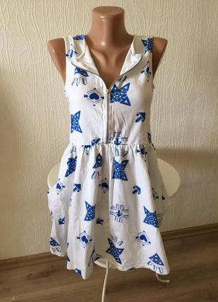 Платье летнее сарафанчик на молнии h&m