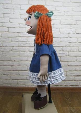 Матильда лялька на руку з відкидним ротом4 фото