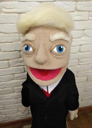 Дональд портретна лялька на руку , з відкидним ротом2 фото