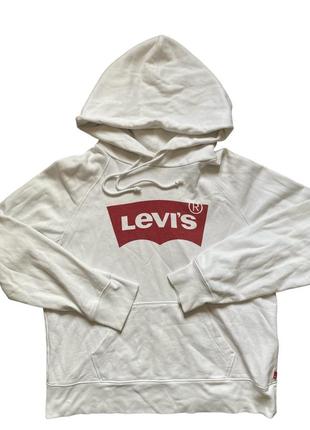 Базове класичне біле худі levi’s