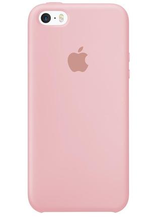 Silicone case iphone 8/8plus/se/xr/x/xs/11/12 pink sand qscreen4 фото