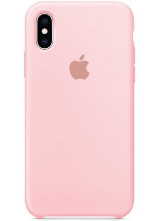 Silicone case iphone 8/8plus/se/xr/x/xs/11/12 pink sand qscreen5 фото