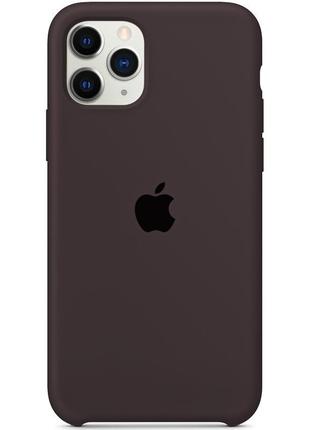 Silicone case iphone 8/8plus/se/xr/x/xs/11/12 brown qscreen