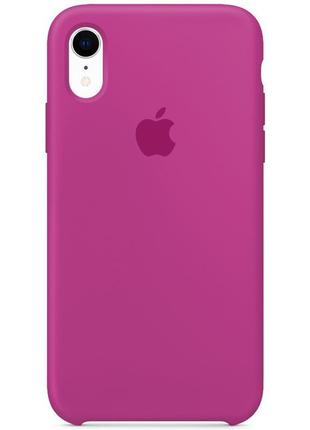 Silicone case iphone 8/8plus/se/xr/x/xs/11/12 fuchsia qscreen