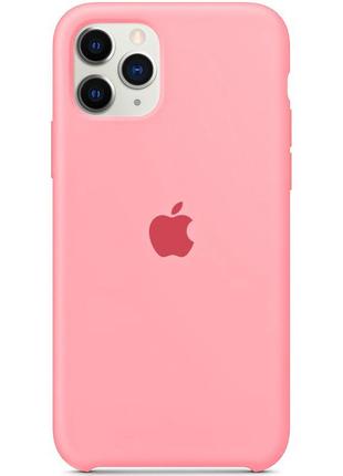 Silicone case iphone 7/8/8plus/se/xr/x/xs/11/12 pink qscreen1 фото