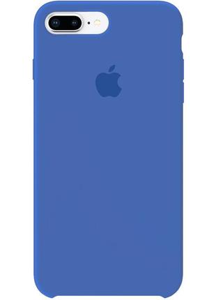 Silicone case iphone 8/8plus/se/xr/x/xs/11/12 royal blue qscreen