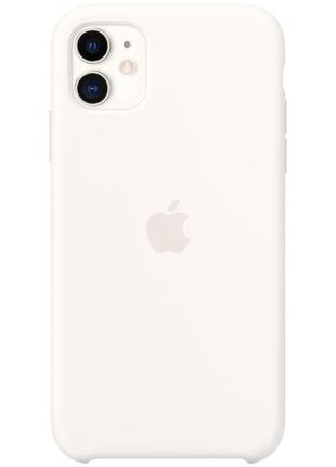 Silicone case для iphone 7/8/8plus/se/xr/x/xs/11/12 white qscreen