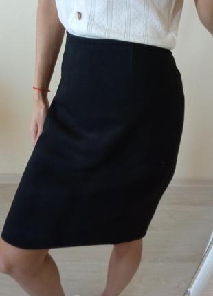 Черная классическая юбка calvin klein2 фото