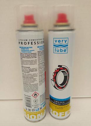 Verylube смазка литиевая густая 320 мл.3 фото