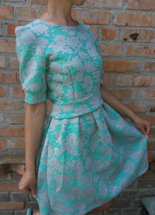 👗👒винтажное теплое платье 2