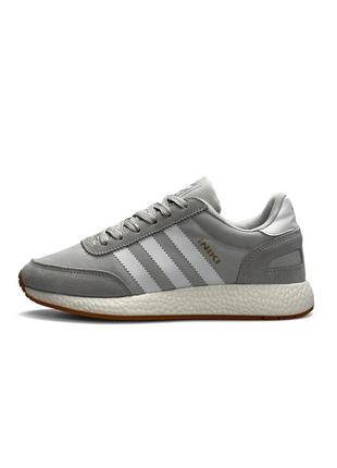 Женские кроссовки adidas originals iniki w light gray white