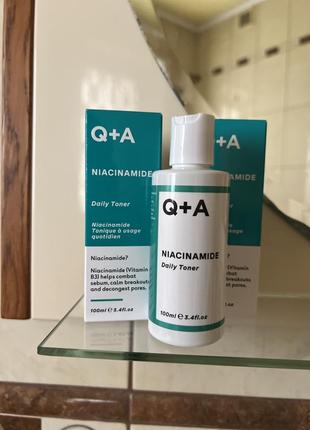 Тоник для кожи лица q+a niacinamide