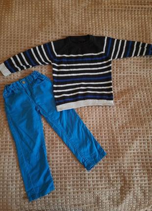 Образ look для хлопчика: брюки lupilu + светр george1 фото