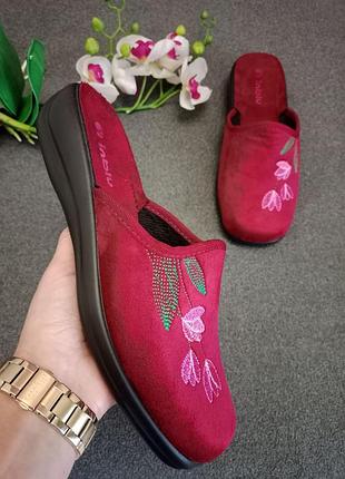 Женские тапочки inblu на широкую ножку